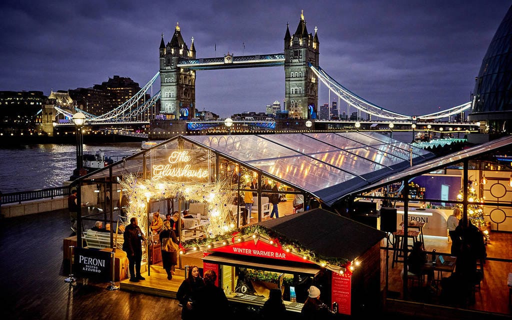 Christmas Market on the Thames.